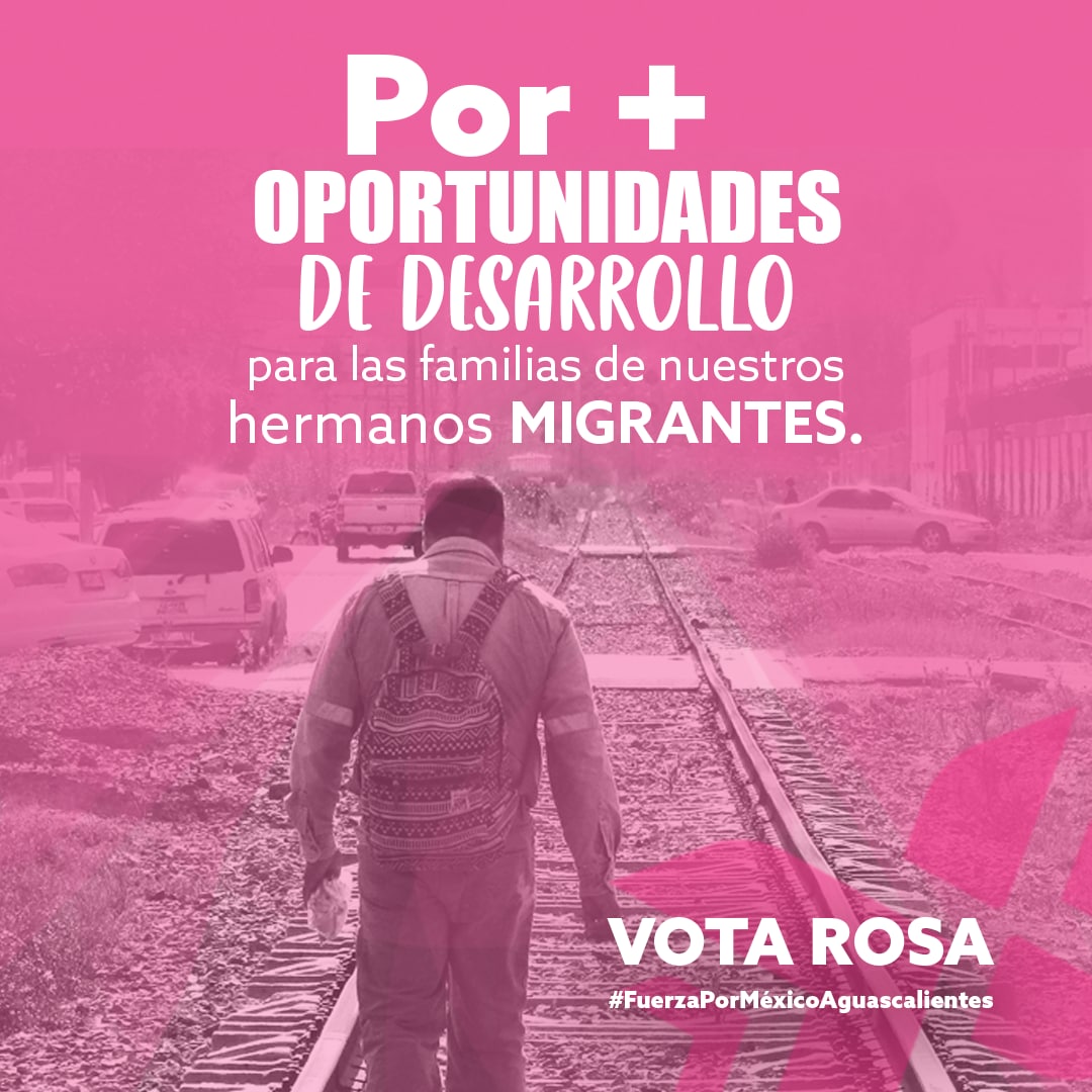 fuerzaxmexico's tweet photo. Nuestra candidata @nat_rodriguezags busca impulsar la #SecretaríaDelMigrante para proteger los derechos de las familias y los propios migrantes.  Súmate y #VotaRosa #VotaFuerza
#FuerzaPorMéxico #NatRodriguez #NatGobernadora #LaVerdaderaTransformación #Elecciones2022 https://t.co/K5jqXDCBdc