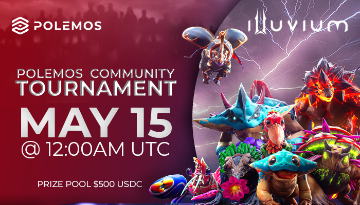 Polemos_io's tweet photo. Don't miss your chance to Battle against formidable opponents in @illuviumio for your chance at VICTORY + GLORY as you go down in history as the FIRST WINNER of a Polemos Community Tournament. 

Register TODAY! Spaces are filling up quickly! https://t.co/zJzCEKpdSJ https://t.co/ecke5St8qQ