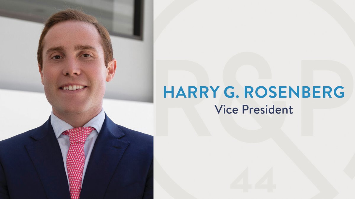 RPsurety's tweet photo. This week R&amp;P is spotlighting Vice President Harry G. Rosenberg, part of our new generation of surety.

https://t.co/DJsDDUcv8k https://t.co/sjfnpBRSGV