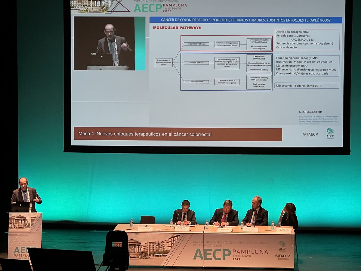 InconAsia's tweet photo. #incontinencia365dias Enfoques Terapéutico en el cancer #colorrectal con @delaportillaMD Dr.#jesusparedes #genetica por Dra. #MariaJoseSafont #cancercolon Dr.#fcojaviersuarez #biobsia Dr. @GarciaOlmoD #congreso #aecp22 @AECP_FAECP #pamplona https://t.co/XrrZNzQFml