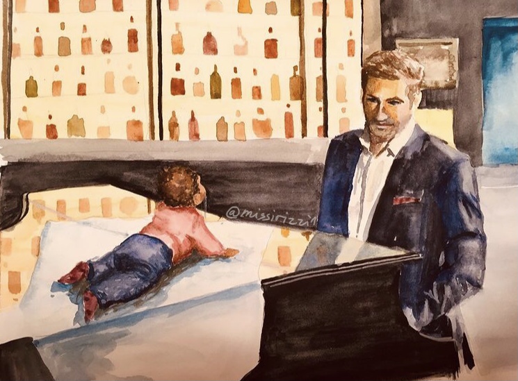 This  scene, but it’s Baby Rory  Lucifer‘s playing for  pretty  please… 😌

#luciferfanart #LuciferNetflix