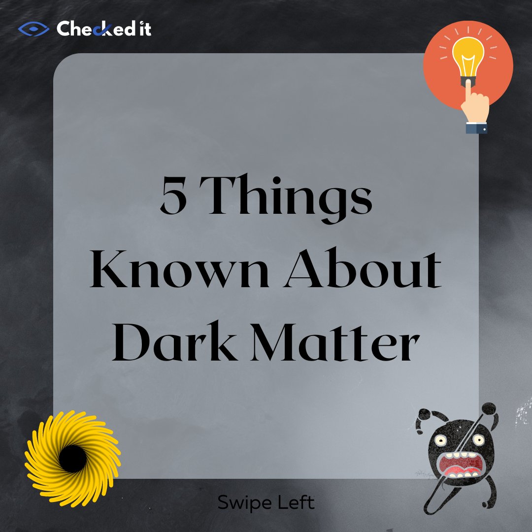 CheckedIt1's tweet photo. 5 Things Known About Dark Matter.

#space #darkmatter #known #unknown #checkedit #checked_it #educhecked https://t.co/qDG7y6Yl31