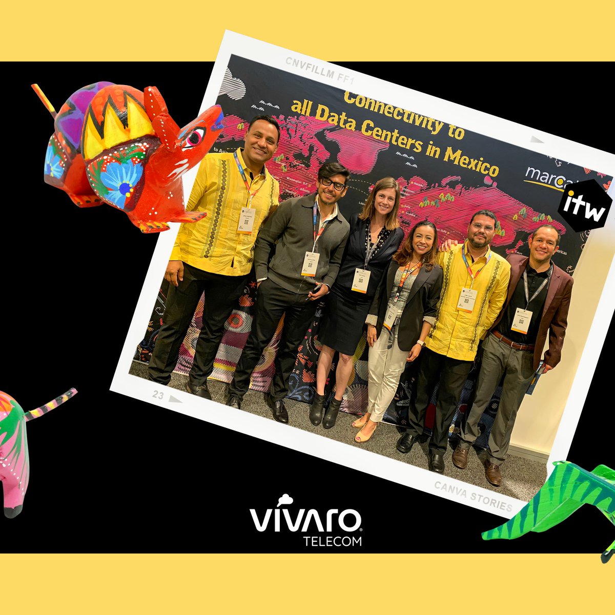 GrupoVivaro's tweet photo. ¡Los hombres de amarillo en acción! 😎
Así terminó nuestro primer día en #ITW2022, compartiendo con colegas extraordinarios.

¡No te quedes sin tu alebrije! Estaremos aquí hasta el 12 de mayo. 🙌🏻

Visítanos hoy  👉  Booth 1505 📍 https://t.co/KfeECb2pyt