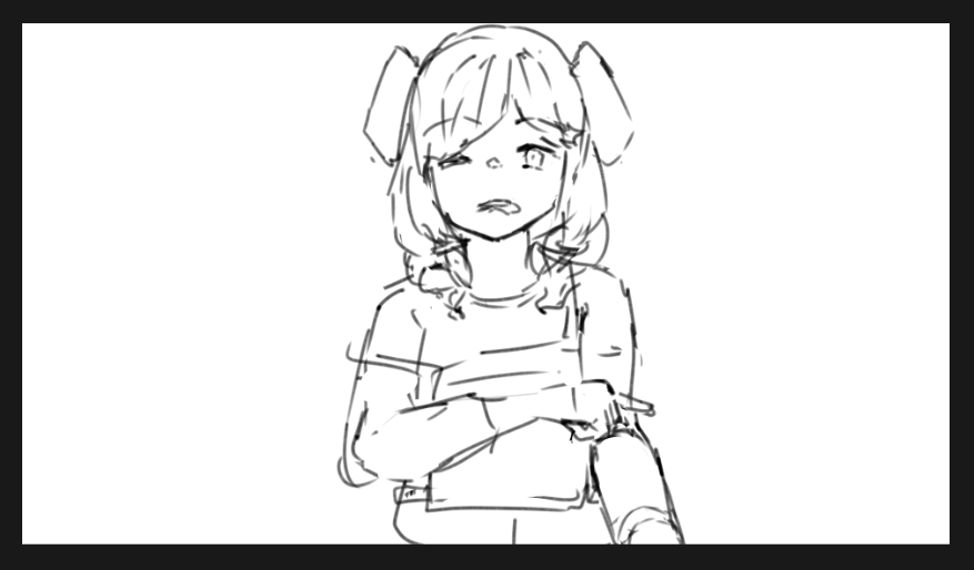 not much artwork for me recently, but i'm working on this animation frame #Artsuki 