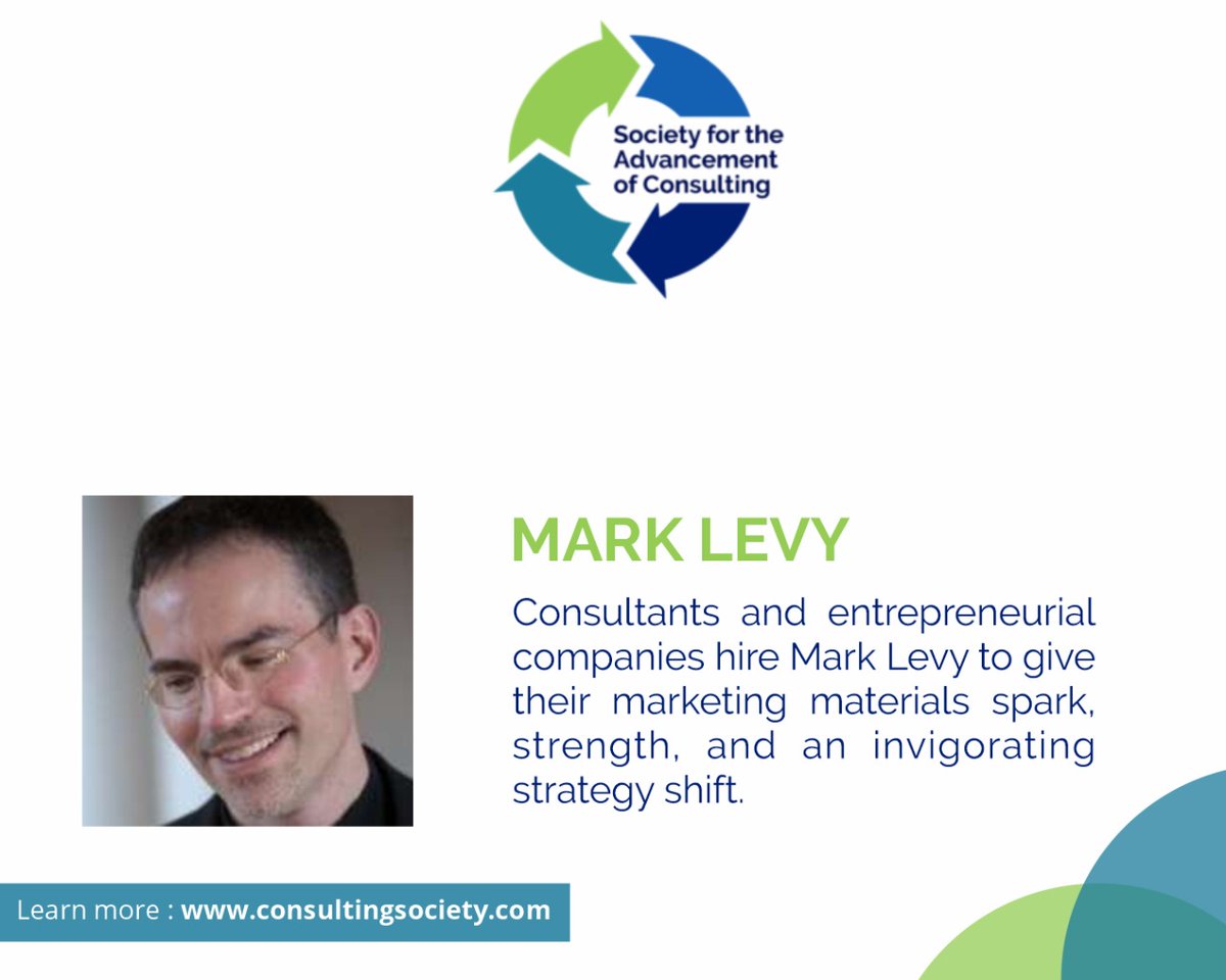 ConsultingAssn's tweet photo. Mark has appeared in The NY Times, The Wall Street Journal, ABC News, and The CBS Evening News. https://t.co/2aOtwdAGST
#SAC #BusinessConsultants #ConsultingSociety #ConsultantTips https://t.co/0o0f7wi2CQ