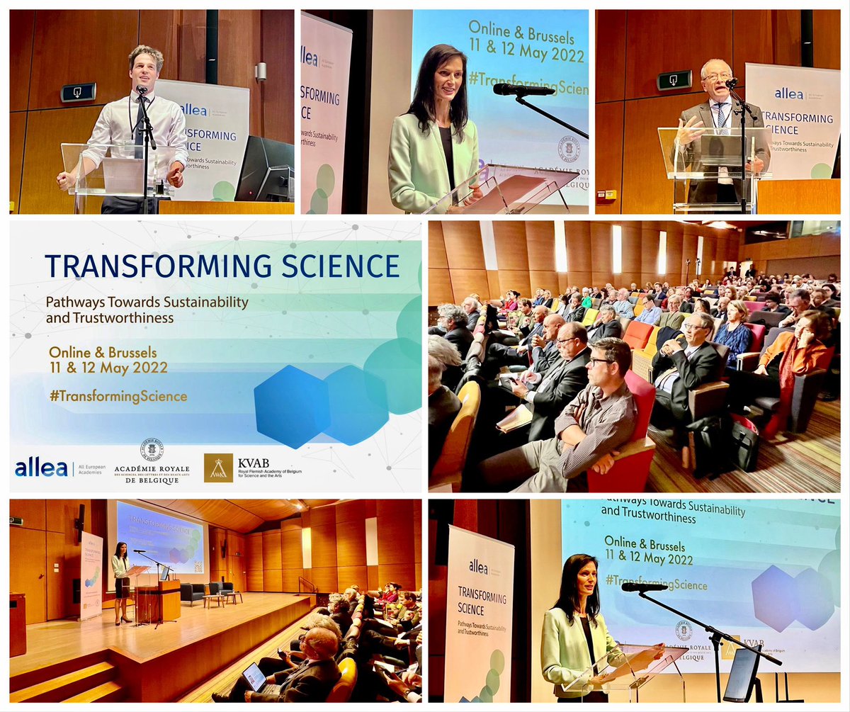 💬Transformation of science is our common responsibility. 

🔹trust in science
🔹balance🔄fundamental &amp; applied sciences
🔹investment in R&amp;I systems

We support researchers as pivotal actors for building a knowledge-based, resilient &amp; competitive 🇪🇺

🤝Thank you <a href="/ALLEA_academies/">ALLEA</a>!