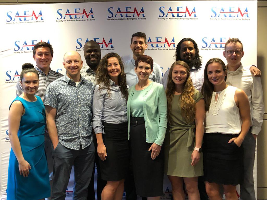 So great to be back in person @SAEMonline #SAEM2022 and to be here with faculty, our awesome program manager and coordinator, and the fabulous @regionsem class of 2024!!! Great start to the day with the best keynote talk by @SherylHeron! We’ll all learn so much this week!