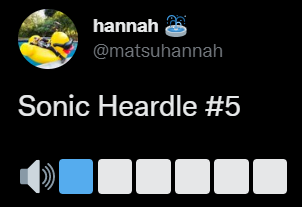 junglejoyrides's tweet photo. finally putting my sonic heardles in one thread to not be annoying https://t.co/uRUVUq8zkr