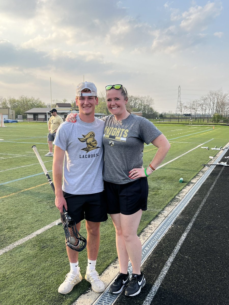 Always love when alumni come HOME! Smiled so big seeing this guy yesterday! Great to catch up and hear about college and lacrosse! Miss ya, Abe! #happyAT