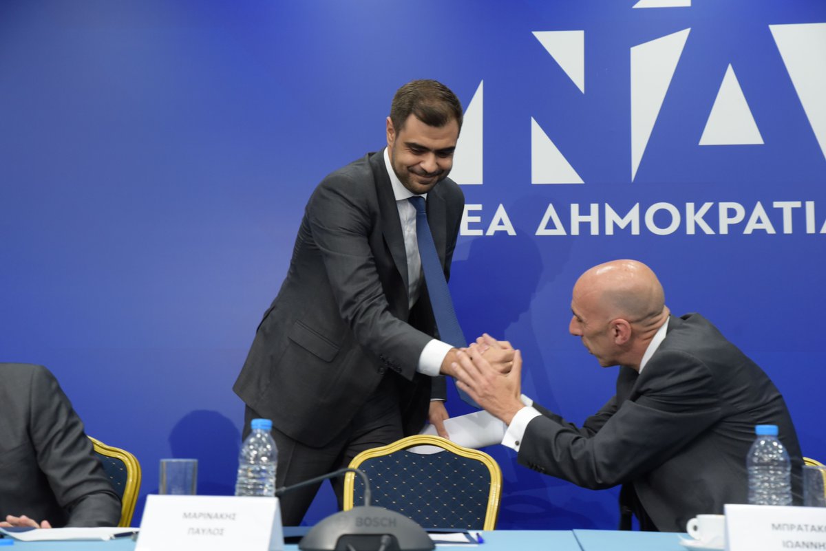 pavlmarin's tweet photo. Ευχαριστώ από καρδιάς τα μέλη της Πολιτικής Επιτροπής της @neademokratia για την τεράστια τιμή να με εκλέξουν εκ νέου στη θέση του Γραμματέα.
Δεσμεύομαι ότι θα δώσω τον καλύτερο εαυτό μου για τις μάχες που έρχονται και είμαι βέβαιος ότι το ίδιο θα κάνουμε όλοι.
Μαζί θα νικήσουμε. https://t.co/iQ0B8mNf6b