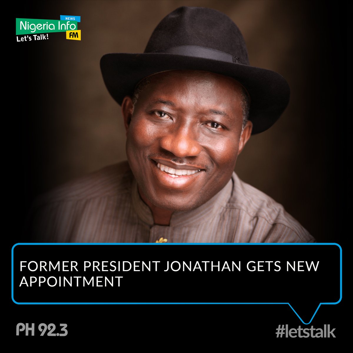 NigeriaInfoPH's tweet photo. Former President Goodluck Jonathan has been appointed to the international advisory board of the European Corporate Council on Africa and the Middle East, ECAM Council.

He becomes the first sub-Saharan African leader to serve on the board of the Council... https://t.co/5zDQPbfRq2