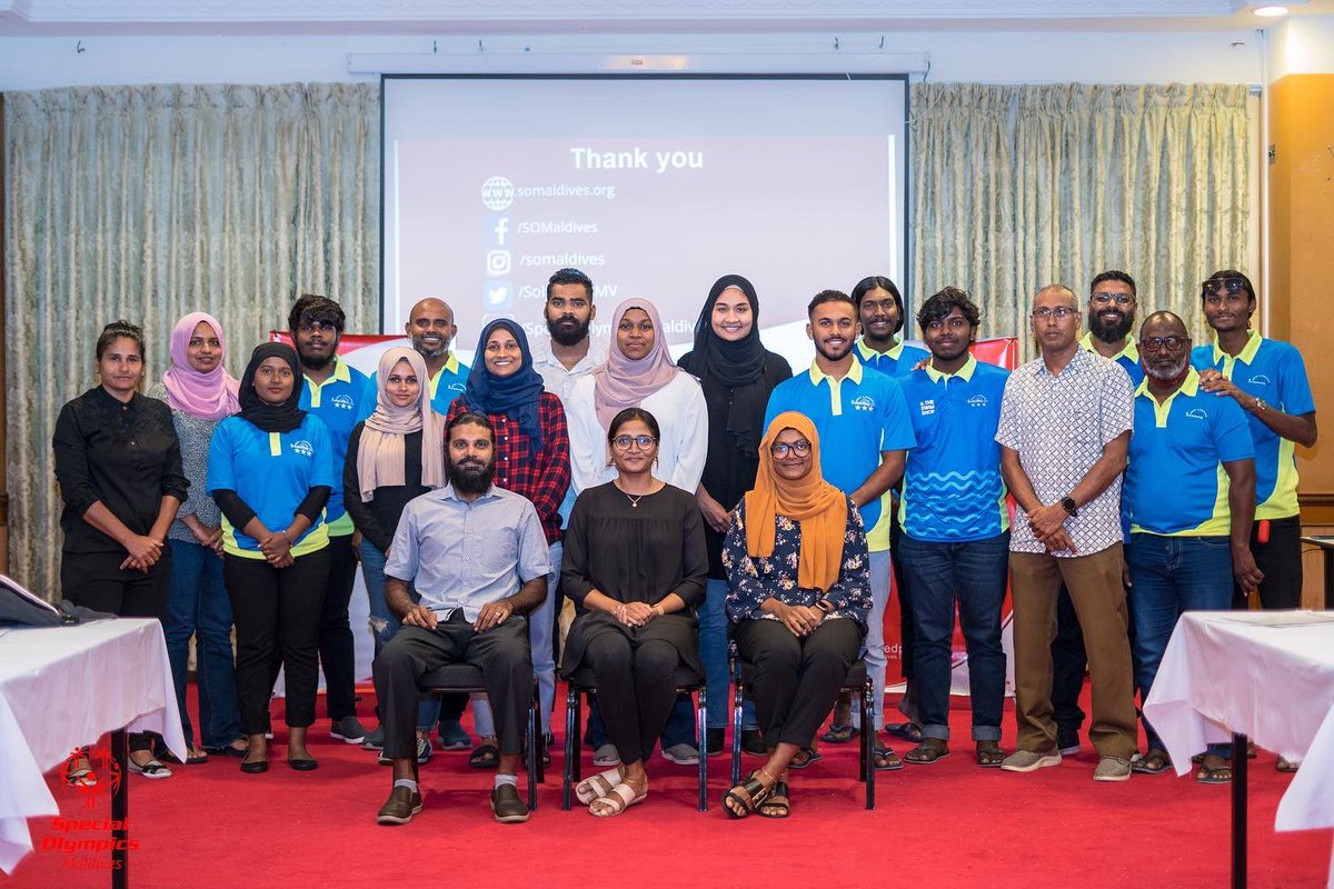 SolympicsMV's tweet photo. The second session on “SOM Awareness and Familiarization” was conducted for 17 coaches passionate about starting SOM Swimming, Athletics (Track and Field events), Fitness Sessions, and Football. 

📸 One Shot Events

#inclusionrevolution #unifiedsports #inclusion #unifiedpartner https://t.co/uNJnBekHQb