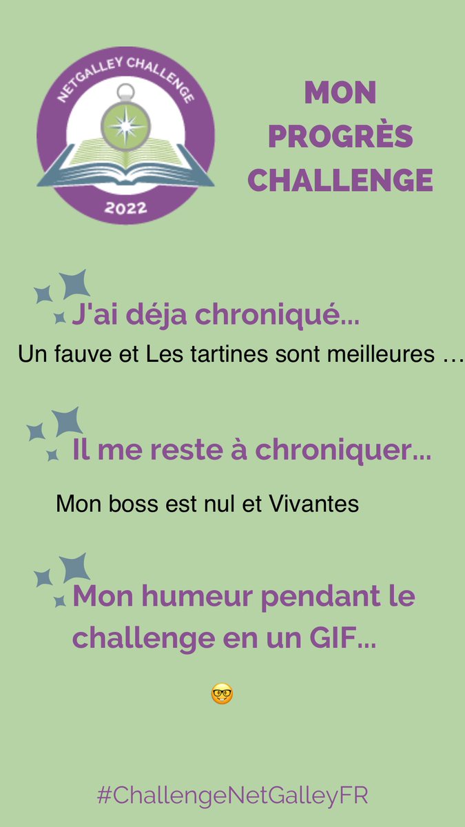 Le point sur le Chaleenge ⁦<a href="/NetGalleyFrance/">NetGalley France</a>⁩ à suivre sur abrideabattue.blogspot.com