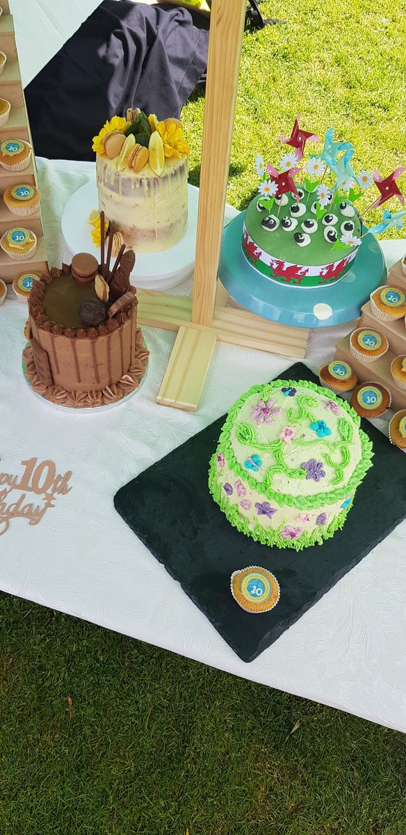 MrsDaviesDT's tweet photo. It was a privilege that our students @chepstowschool were asked to make birthday cakes to celebrate the 10th anniversary of the Wales Coast Path. The First Minister of Wales Mr Mark Drakeford was very impressed and enjoyed a sample as well!  #culture #skills #walescoastalpath https://t.co/2ejrZjiAUP