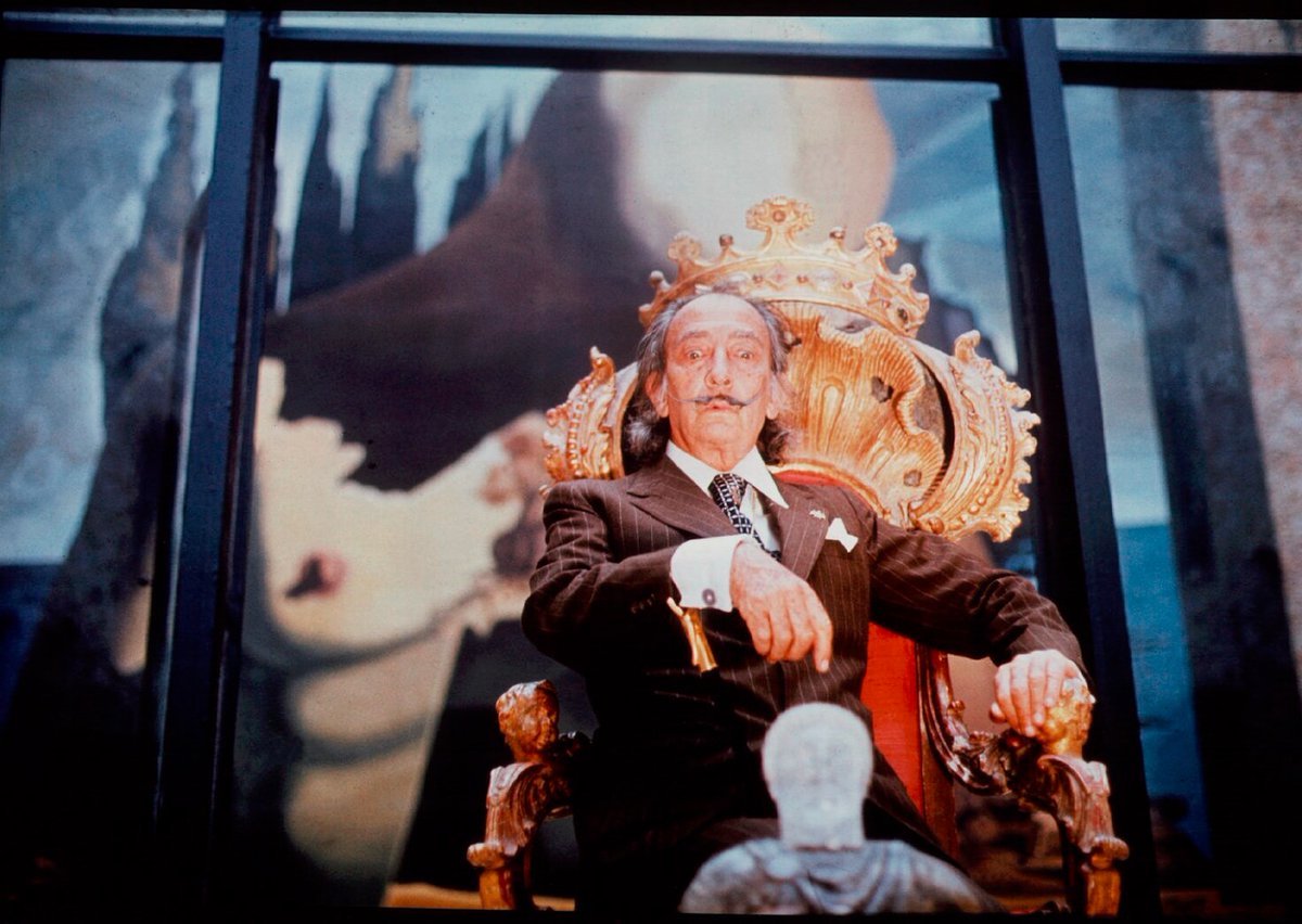 OldPortraiture's tweet photo. Born #OnThisDay in 1904: Spanish surrealist #SalvadorDalí (1904-89)
Portrait by #PeterStark (°1943), 1970-7
#Dalí #SpanishArt https://t.co/igWj8K7Vjv