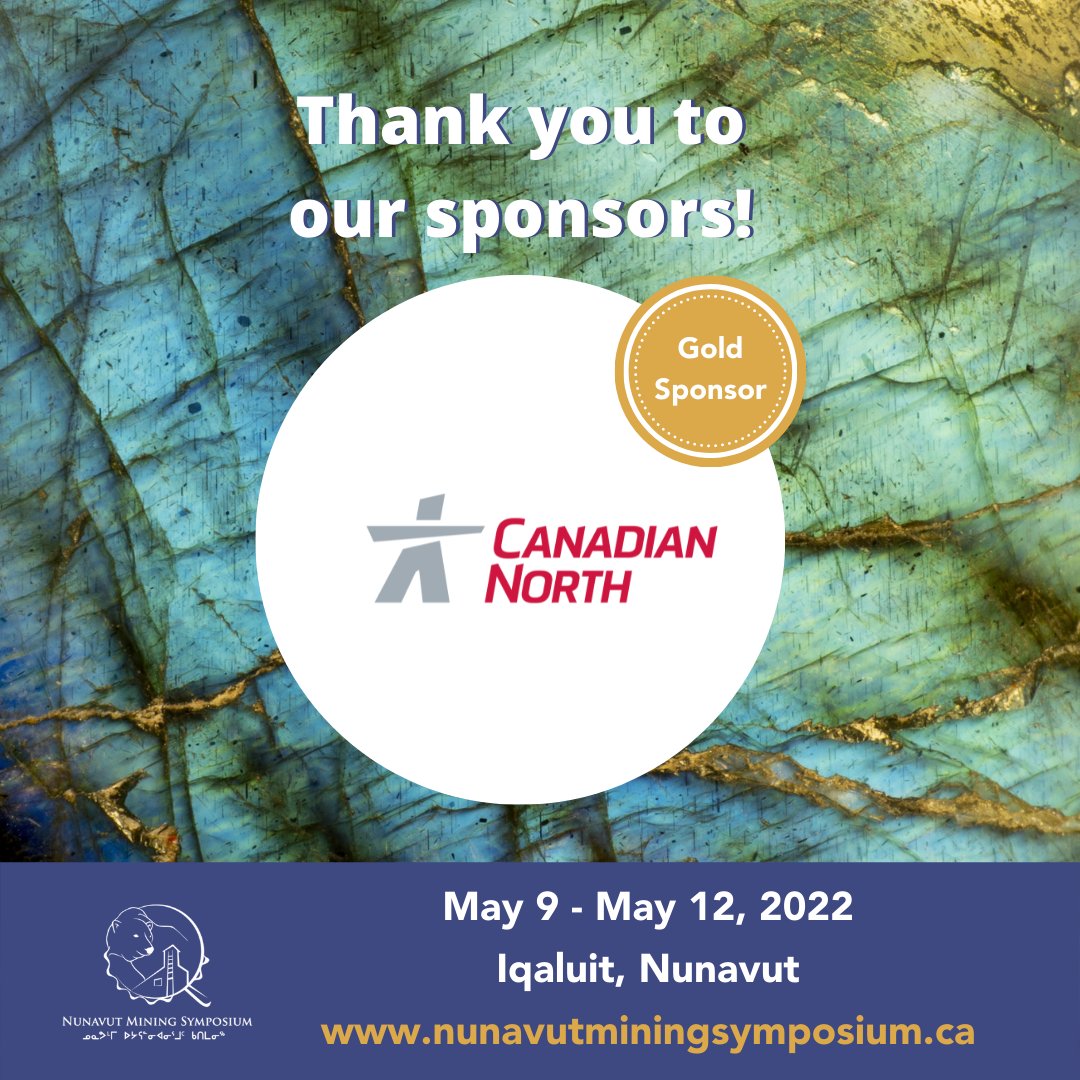 NuMining's tweet photo. Thank you to our sponsors at @CanadianNorth 

Proudly serving Northern Canada for over 60 years, @CanadianNorth connects people and communities across Inuit Nunangat and NWT and offers cargo, charter and scheduled service to northern destinations.For more https://t.co/XyufZoy4xt https://t.co/5AlyioVaoa