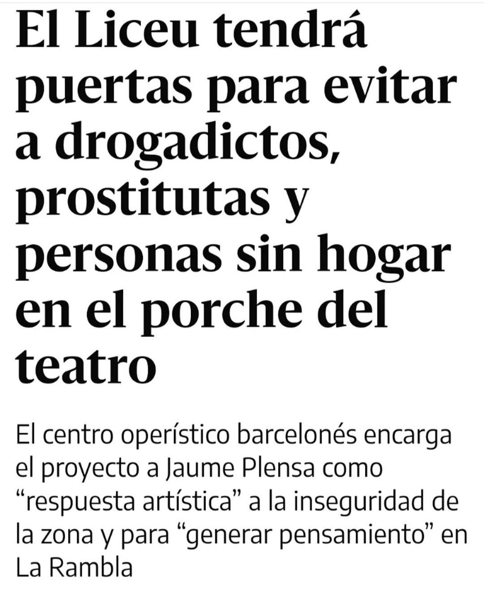 Plensa, plensa amb les plersones...