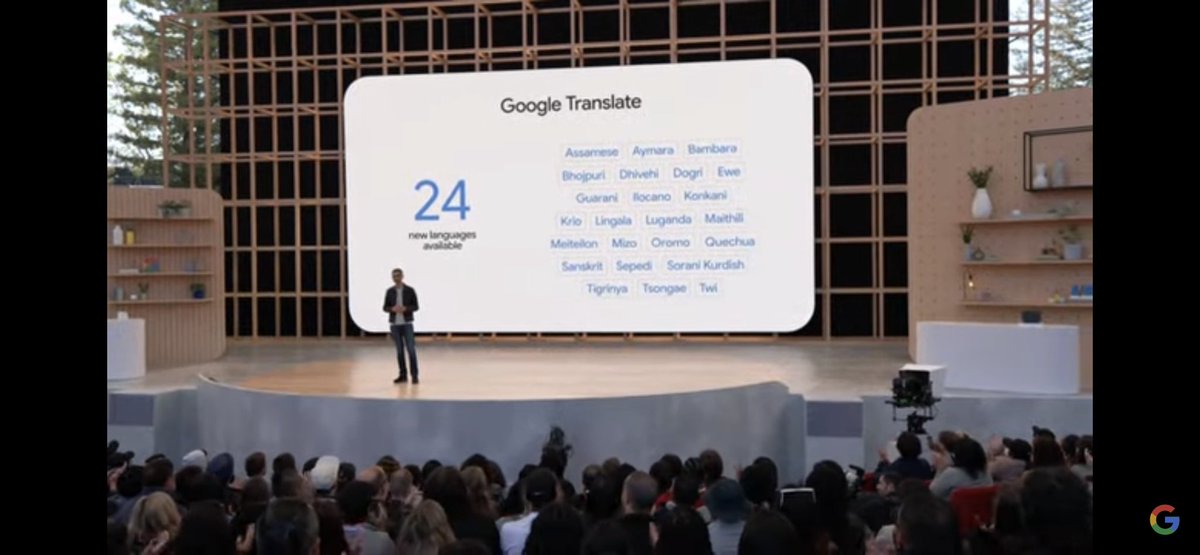 .<a href="/Google/">Google</a> adds 24 more languages to the Google translate. 300 million people speak these languages.

Maps get eco friendly routes will expand to Europe later this year! 

#GoogleIO2022