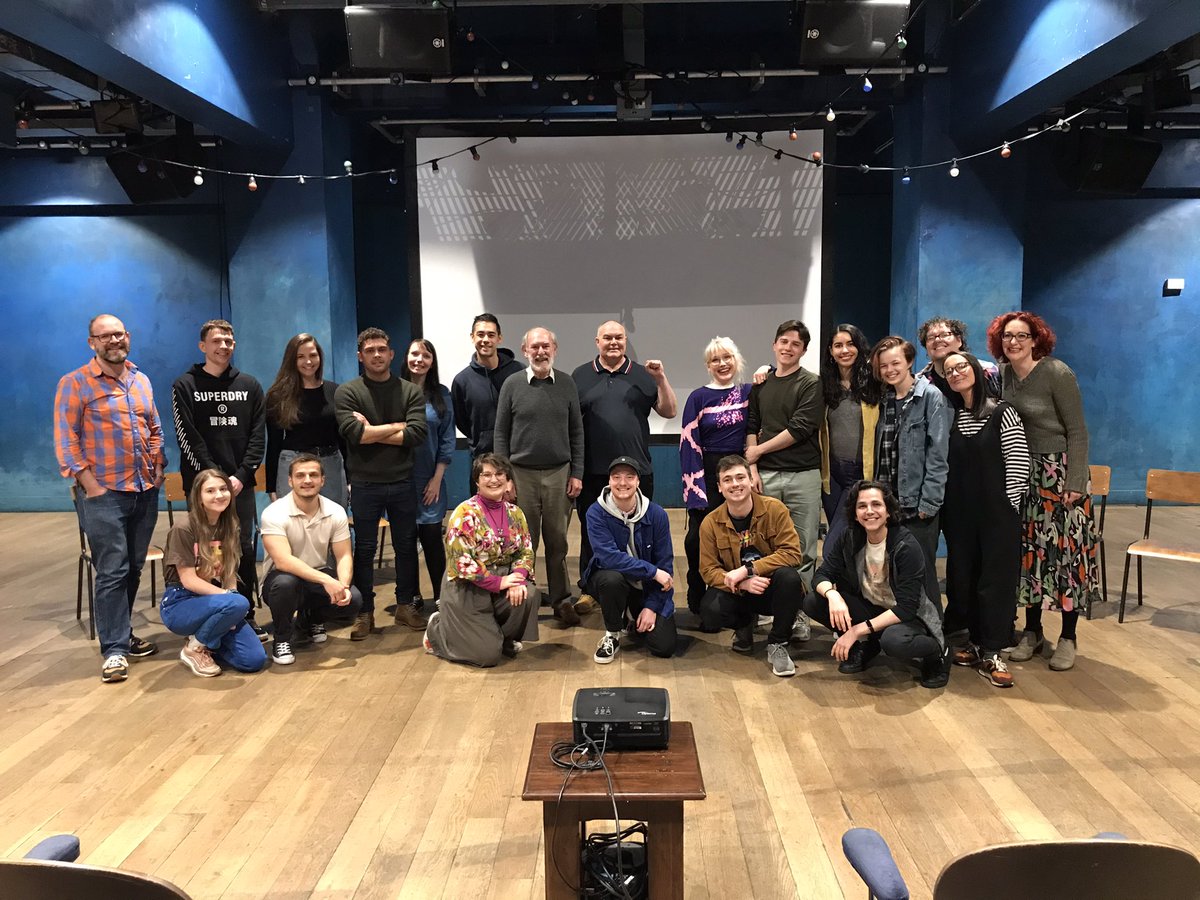bottc's tweet photo. 🎬🎭 Fantastic day showcasing the #ScreenPlayAward scripts - @ThunderClatter_’s WASTED and @conwaaaaaaay’s PRIESTESS - at @rxtheatre in partnership with @skytv. So great to share these awesome Northern stories! https://t.co/l1vWqQjIb9