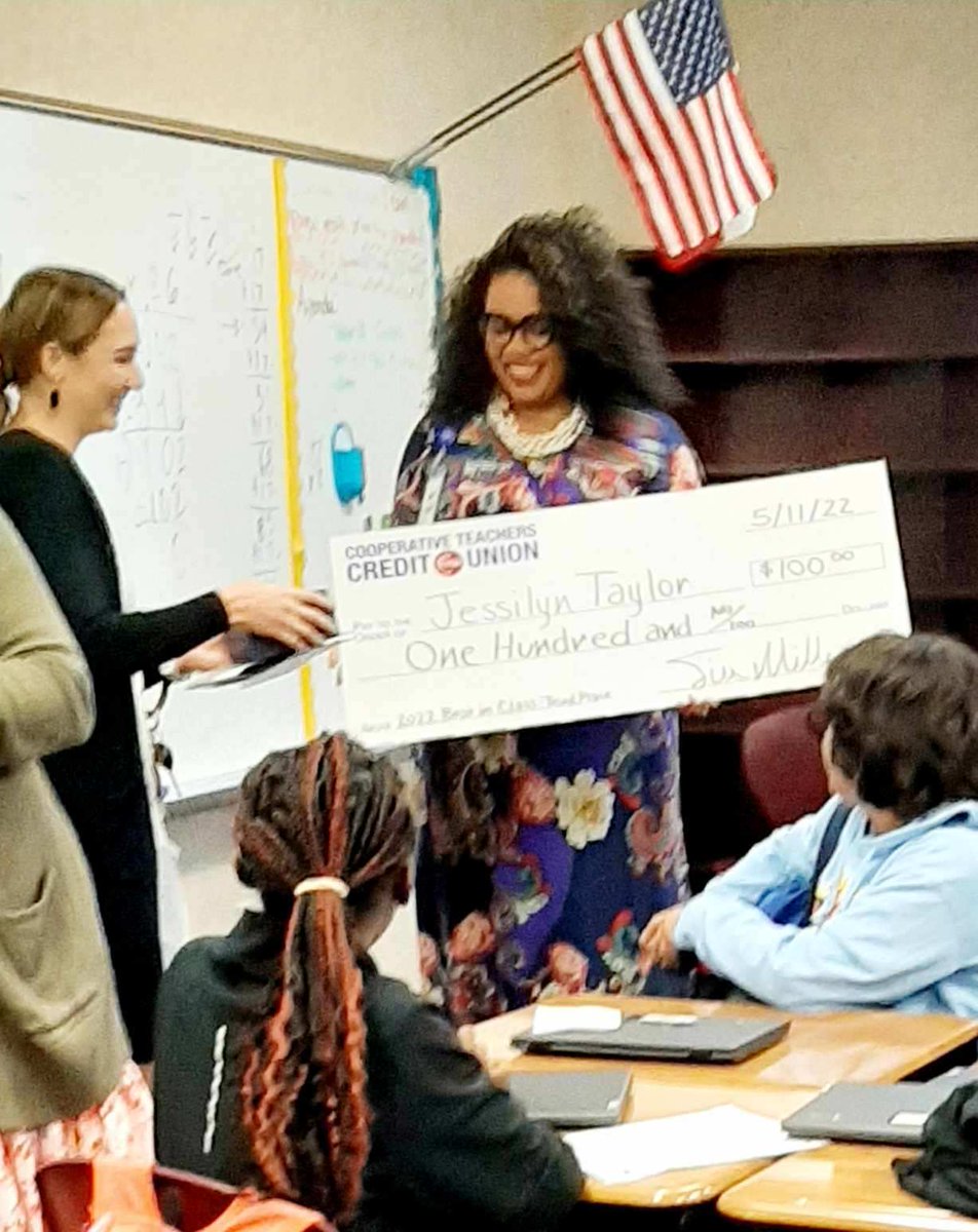 Thank you Cooperative Teacher's Credit Union for this honor!🍎
<a href="/TylerISD/">Tyler ISD 🏛</a> <a href="/DixieTylerISD/">Dixie Elementary</a>