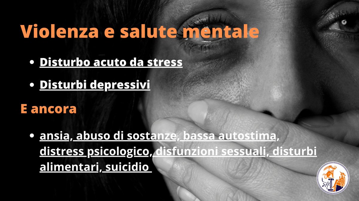 Asarp23859540's tweet photo. 🔶 Oggi si celebra la #convenzionediIstanbul istituita undici anni fa dagli Stati membri del Consiglio d'Europa @coe_ita contro la #violenzasulledonne e la violenza domestica. 
In che modo la violenza subita può incidere sulla #salutementale ? 

#asarp https://t.co/7uCiEprp0I