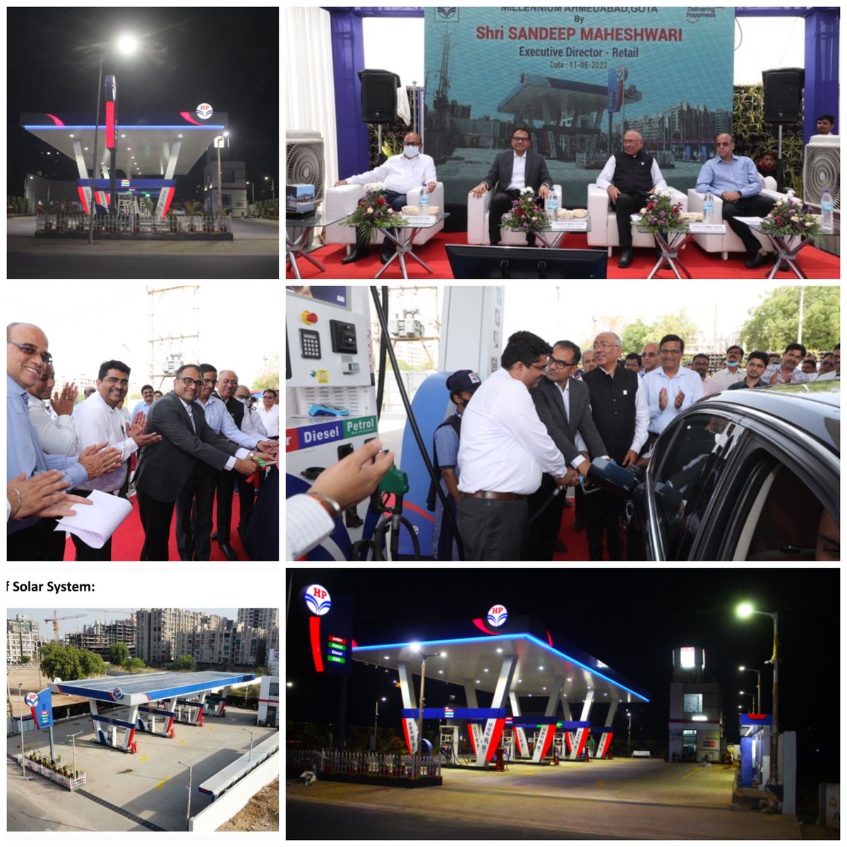 hpcl_SecunDSRO's tweet photo. Gota,Ahmedabad has a Spanking New HPCL State of the Art Retail outlet! "Millennium Ahmedabad",Gota inaugurated by ED-Retail.A IGBC Gold rated Green Bldg,Solar
Canopy,RWH,EV,CNG,Nitrogen,All Digi Payments,End to End leak detection- All in one outlet!!
@HPCL @hpcl_retail @pawans69 https://t.co/DDWavQRzZD