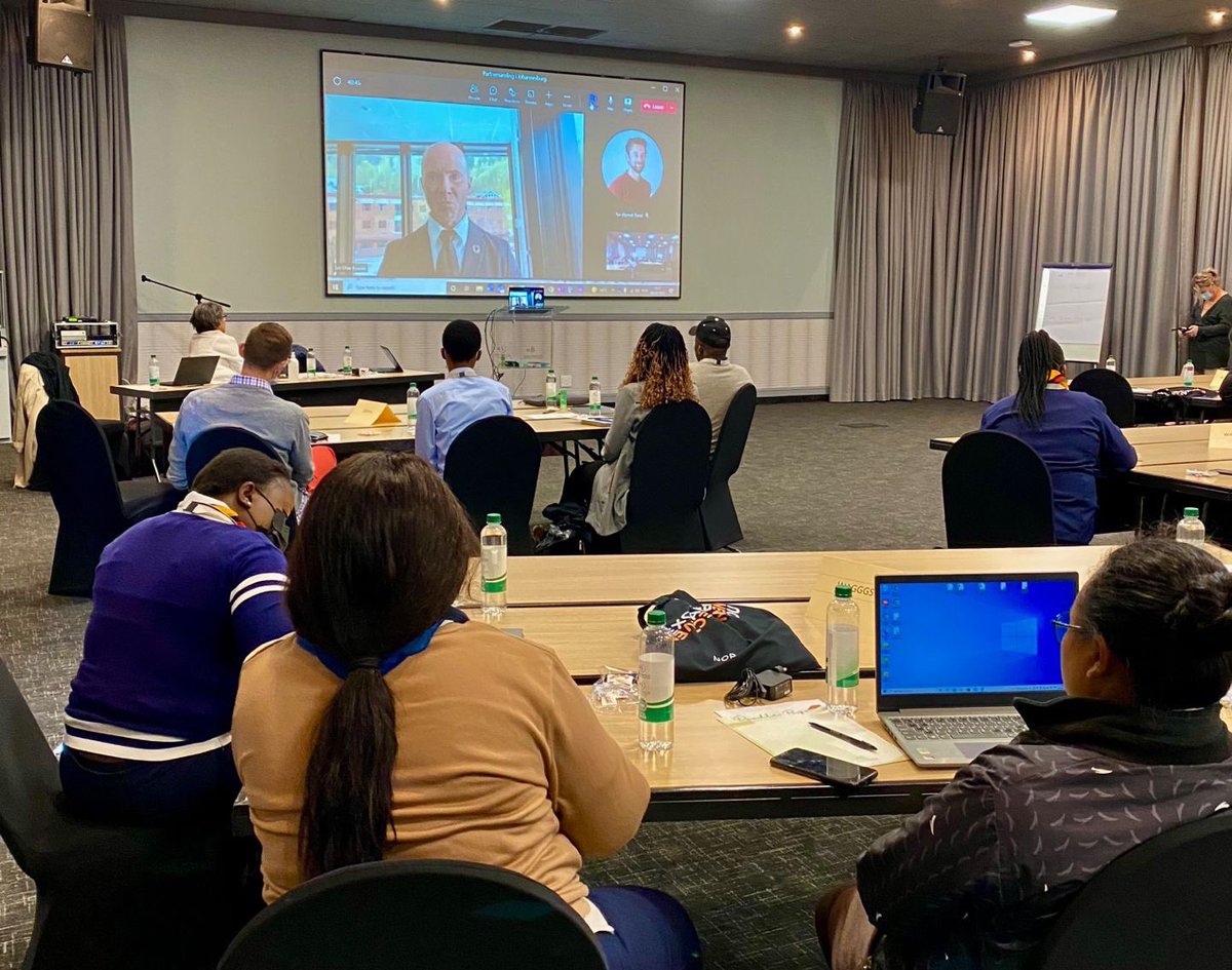 Jason_Torreano's tweet photo. I’m thankful to have been part of the @Norecno gathering in Johannesburg. We learned from other partners about best practices for exchange, improving processes and and exploring new ways to collaborate. I leave South Africa with a head full of ideas and a heart full of gratitude. https://t.co/xmhdy5q4zR