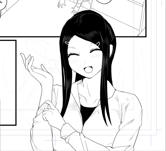 眼鏡描く前のゆり 