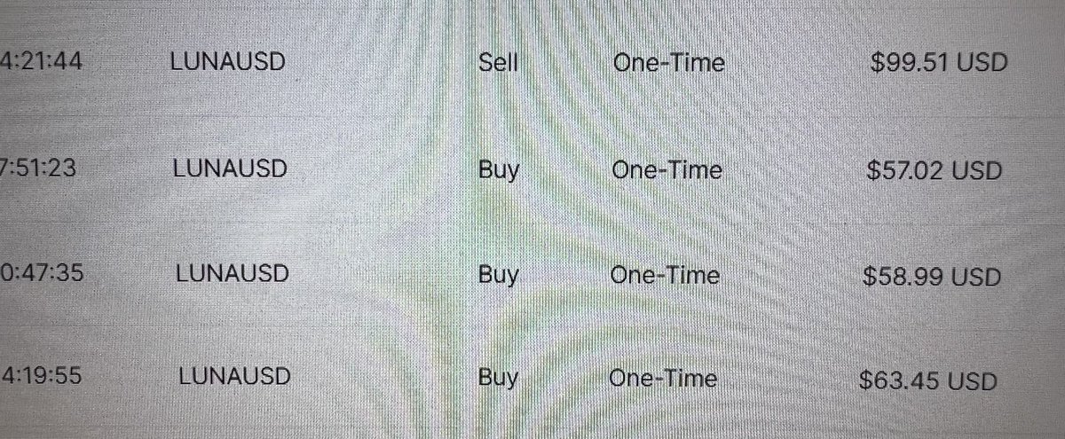 Dennis_MAN999's tweet photo. So glad I sold Luna back in the good old days….. those days are gone 😅
#LUNAtics #alwaystakeprofits #StayAlive https://t.co/rnF15u5PKh