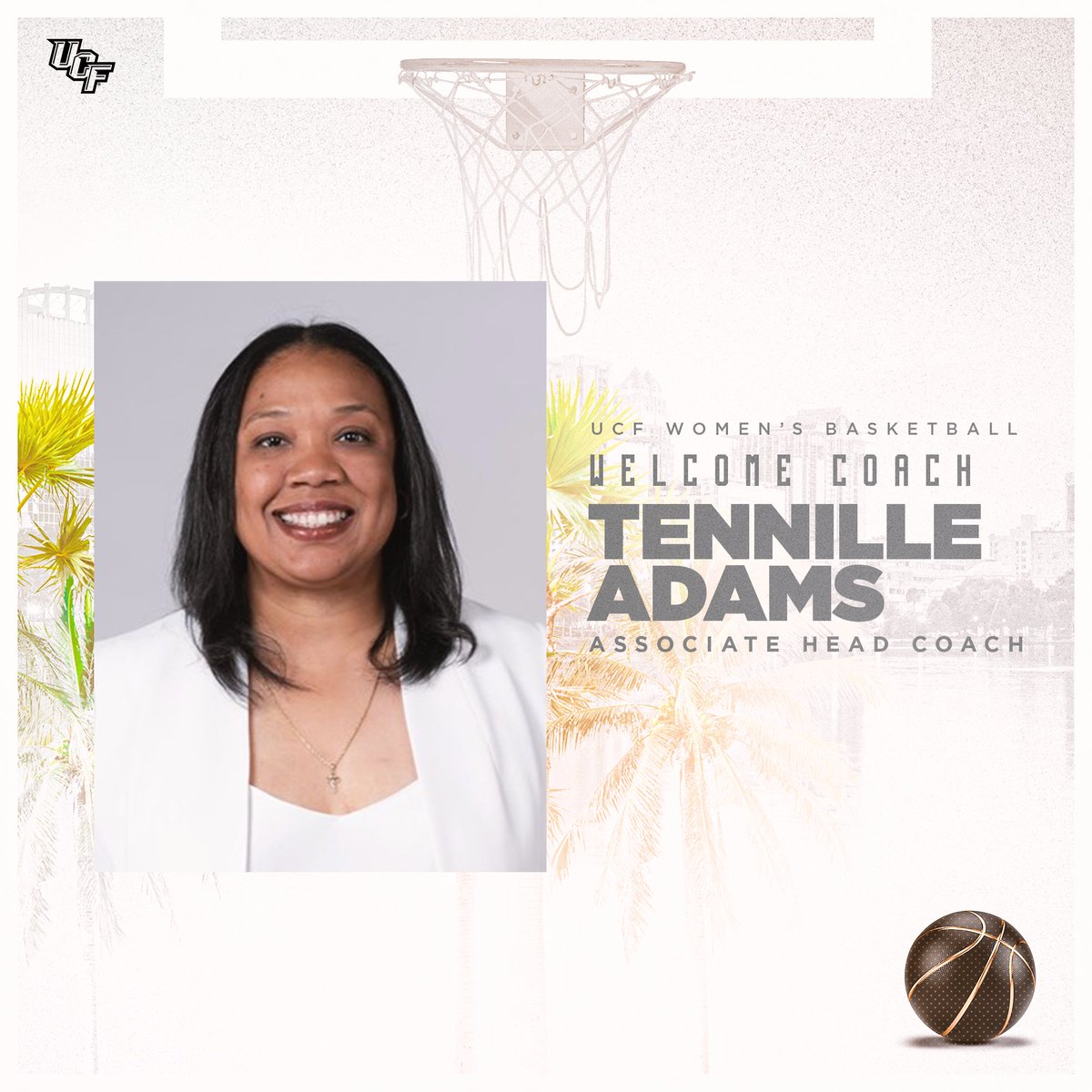 UCF_WBB's tweet photo. 𝐖𝐞𝐥𝐜𝐨𝐦𝐞, 𝐂𝐨𝐚𝐜𝐡 𝐀𝐝𝐚𝐦𝐬!

We're excited to reunite former teammates @CoachT_Adams and @coachmesser! 🙌

#ChargeOn https://t.co/kg0EKqHUkd