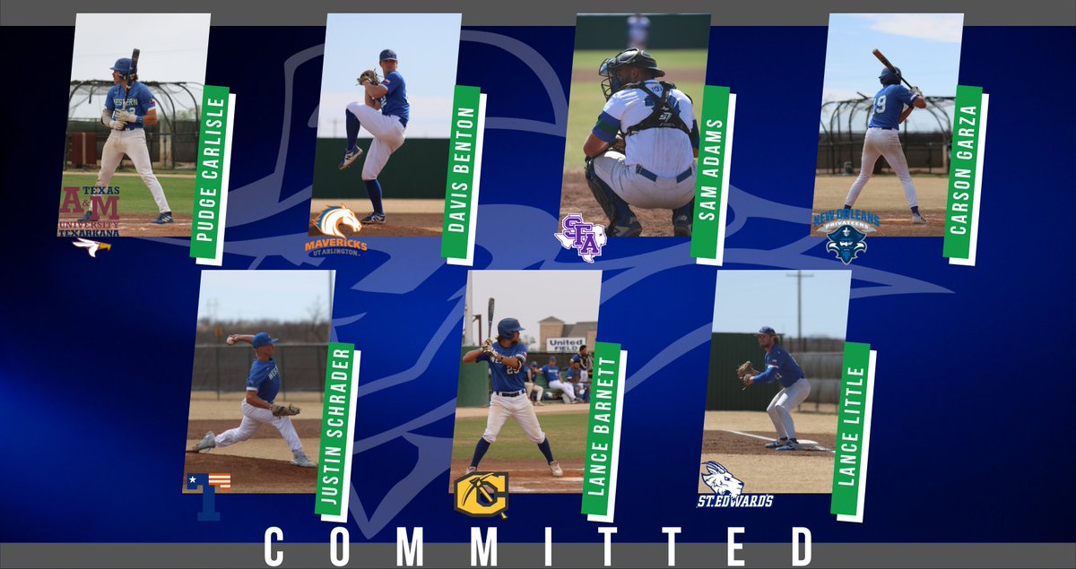 Congratulations to 7 of our sophomores for committing to play at the next level 🤠
We are proud of you and can't wait to see what you achieve!
Best of luck and stay in the process!