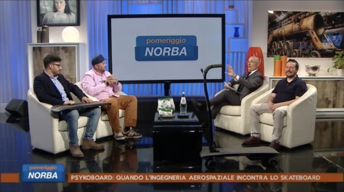 Annalisa Turi (@annalisaturi) on Twitter photo Oggi la #startup <a href="/psykoboard/">Psykoboard</a> ospite di #PomeriggioNorba ๐คช๐คฉ๐คฉ
Christian Gentile e Simone Zilli accompagnati dal Presidente del Centro, <a href="/Giangidegennaro/">Gianluigi de Gennaro</a>; special guest lo skate elettrico ๐
Per rivedere l'intervista...๐๐ป๐๐ป๐๐ป
norbaonline.it/ondemand-dettaโฆ Oggi la #startup <a href="/psykoboard/">Psykoboard</a> ospite di #PomeriggioNorba ๐คช๐คฉ๐คฉ
Christian Gentile e Simone Zilli accompagnati dal Presidente del Centro, <a href="/Giangidegennaro/">Gianluigi de Gennaro</a>; special guest lo skate elettrico ๐
Per rivedere l'intervista...๐๐ป๐๐ป๐๐ป
norbaonline.it/ondemand-dettaโฆ
