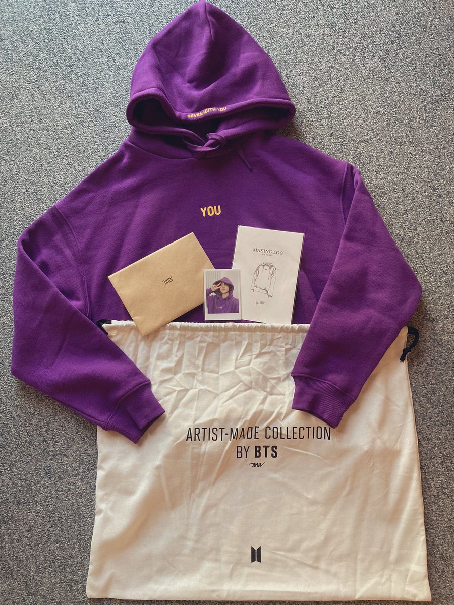 _Kassay_'s tweet photo. My Jimin With You Hoody arrived today!!! I’m in love! 💜💛 https://t.co/VzkJT1F9uz