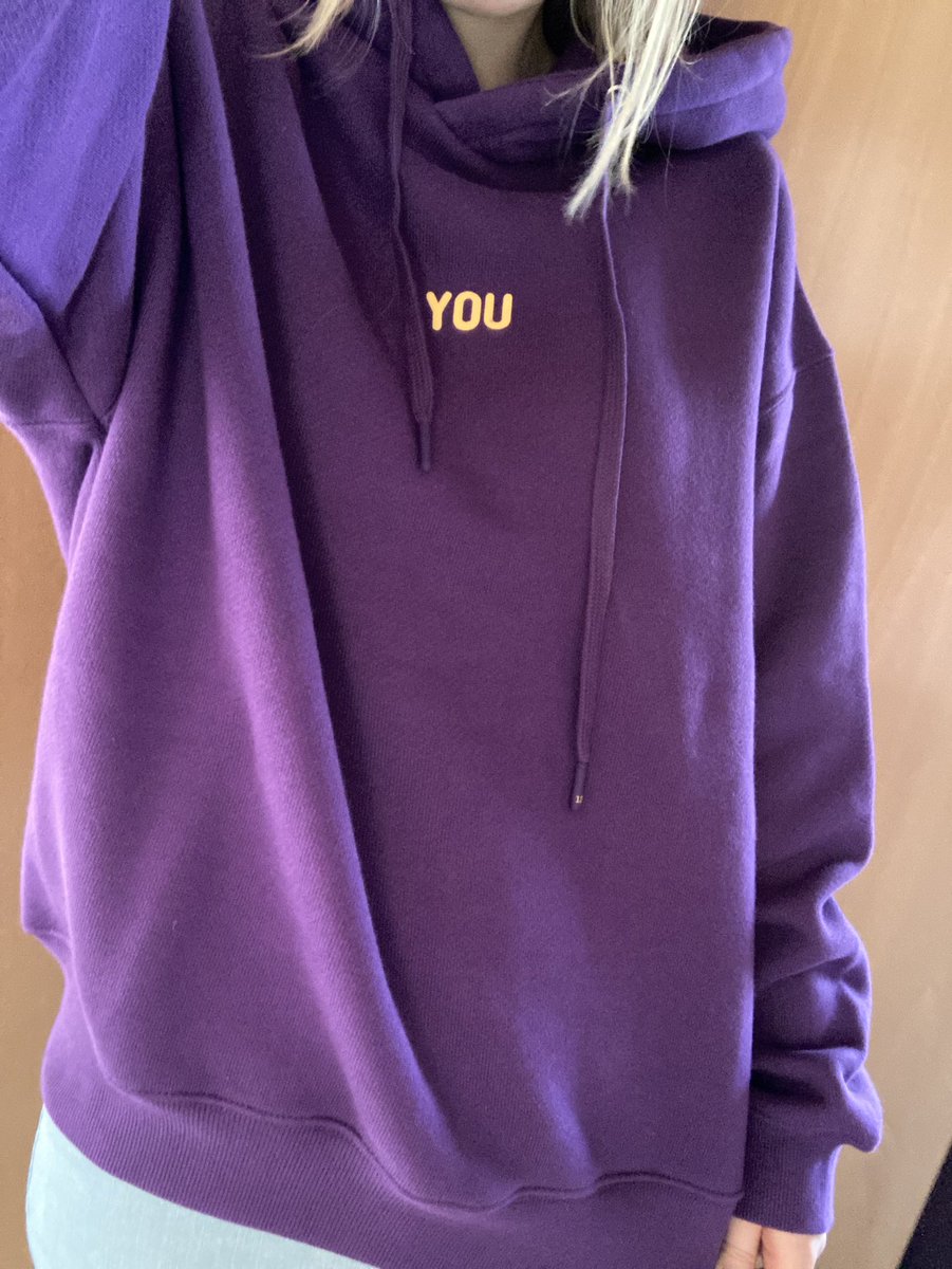 _Kassay_'s tweet photo. My Jimin With You Hoody arrived today!!! I’m in love! 💜💛 https://t.co/VzkJT1F9uz
