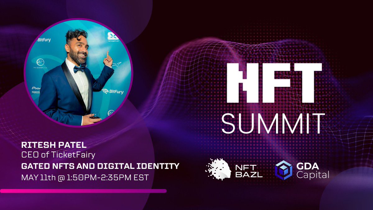 Talking about gated NFTs and digital identity for @nftbazl and @gda_capital - starting in 30 minutes here - airmeet.com/e/b9477f20-bc3… #gatednfts #nfts #nfttickets