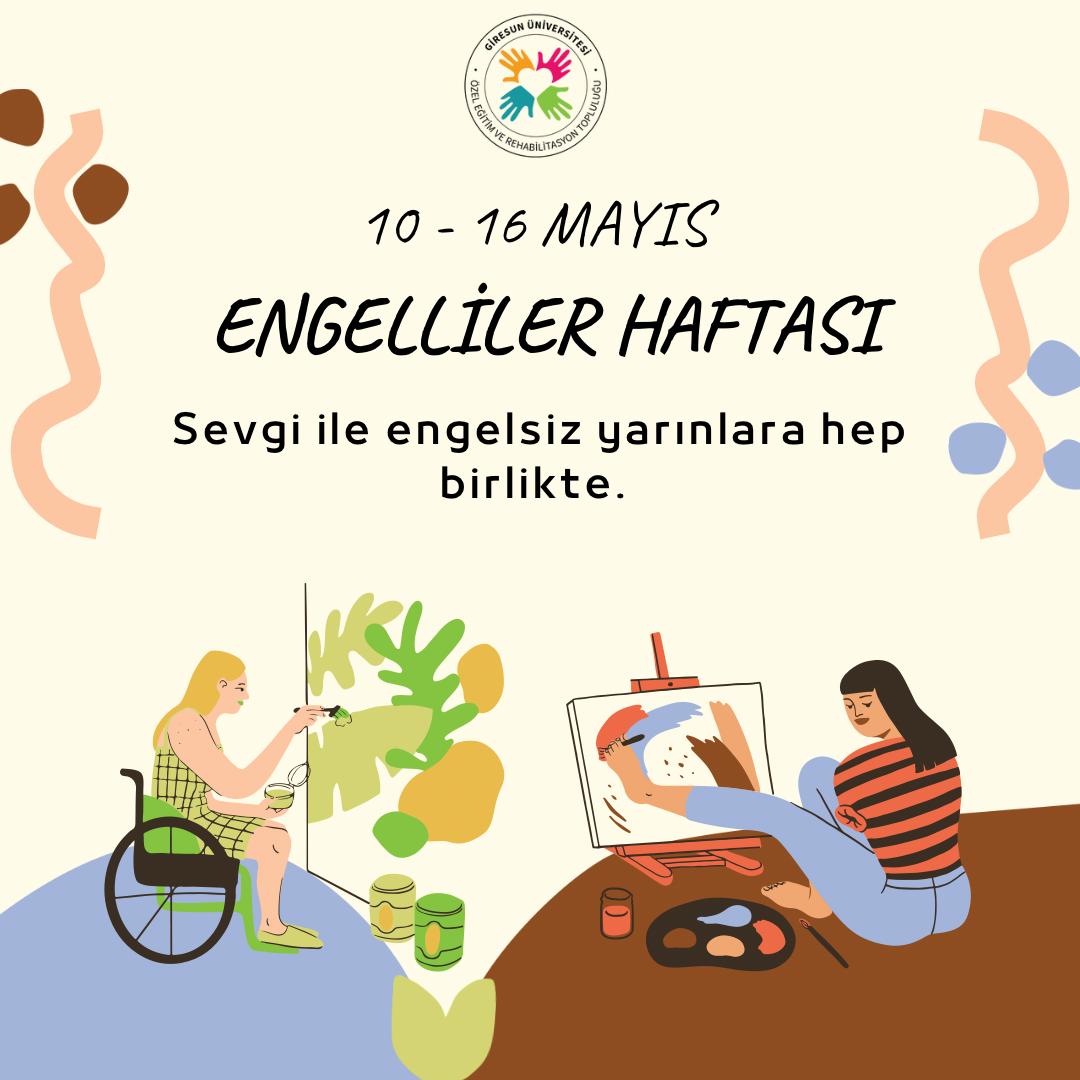 • Sevgi ile engelsiz yarınlara hep birlikte. 
#özeleğitim #engellilerhaftası