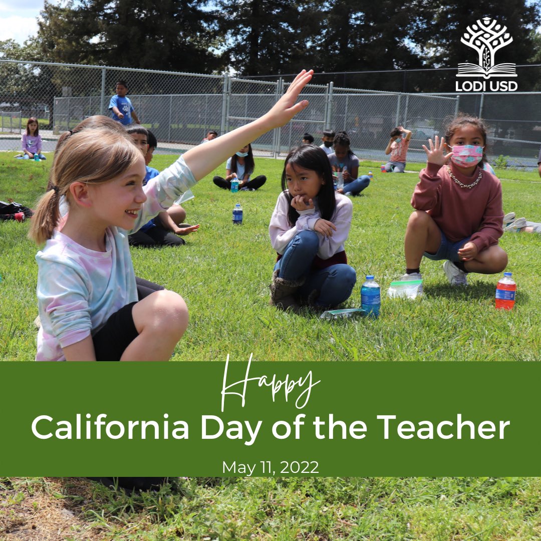 Happy #CaliforniaDayoftheTeacher!