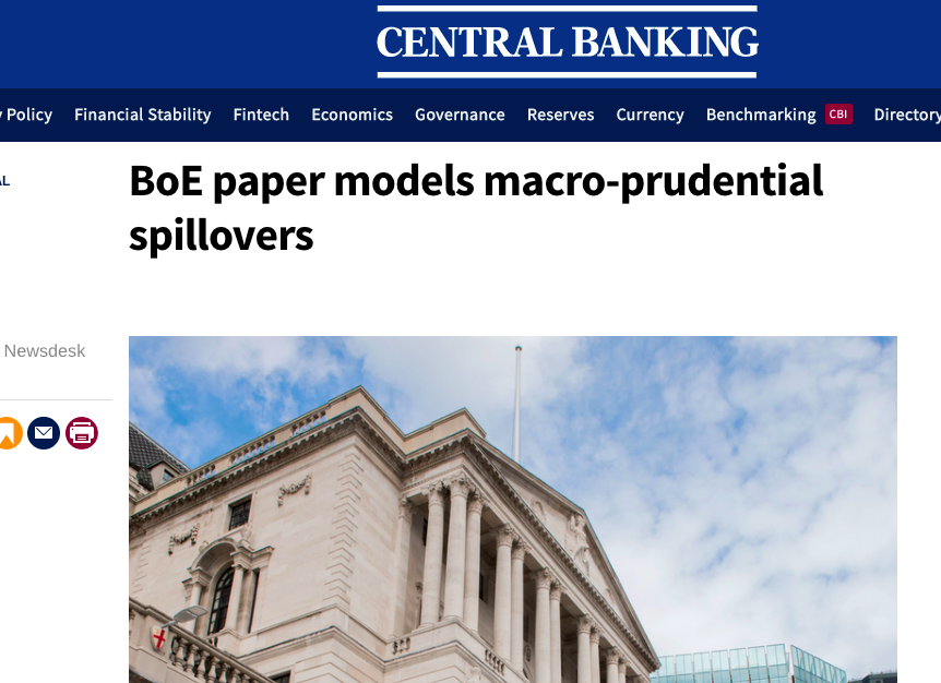 MacroPru's tweet image. BoE paper models #macroprudential #spillovers:  centralbanking.com/central-banks/… @CentralBanking_ @BoE_Research ( wp bankofengland.co.uk/working-paper/…)