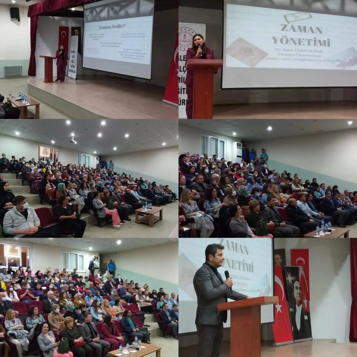 Başkent Öğretmen Atölyeleri kapsamında düzenlediğimiz 'Zaman Yönetimi' konulu seminere katkılarından dolayı @uni_amasya Eğitim Fakültesi PDR ABD Öğretim Üyesi Sn.Dr. @sareterziilhan 'a kıymetli katkılarından dolayı teşekkür ederiz
@tcmeb
@MemAnkara 
@cilbars