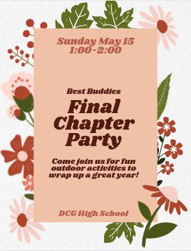 We have our last meeting of the year this Sunday @ 1:00 at the High School, all are welcome!