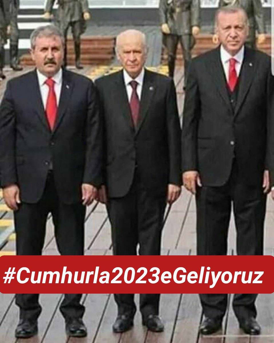 Türkiye'nin yerli ve milli ittifakı: Cumhur İttifakı

#Cumhurla2023eGeliyoruz

@mithat_asc
@Eza711
@MmzLazer
@yeterzeynep64