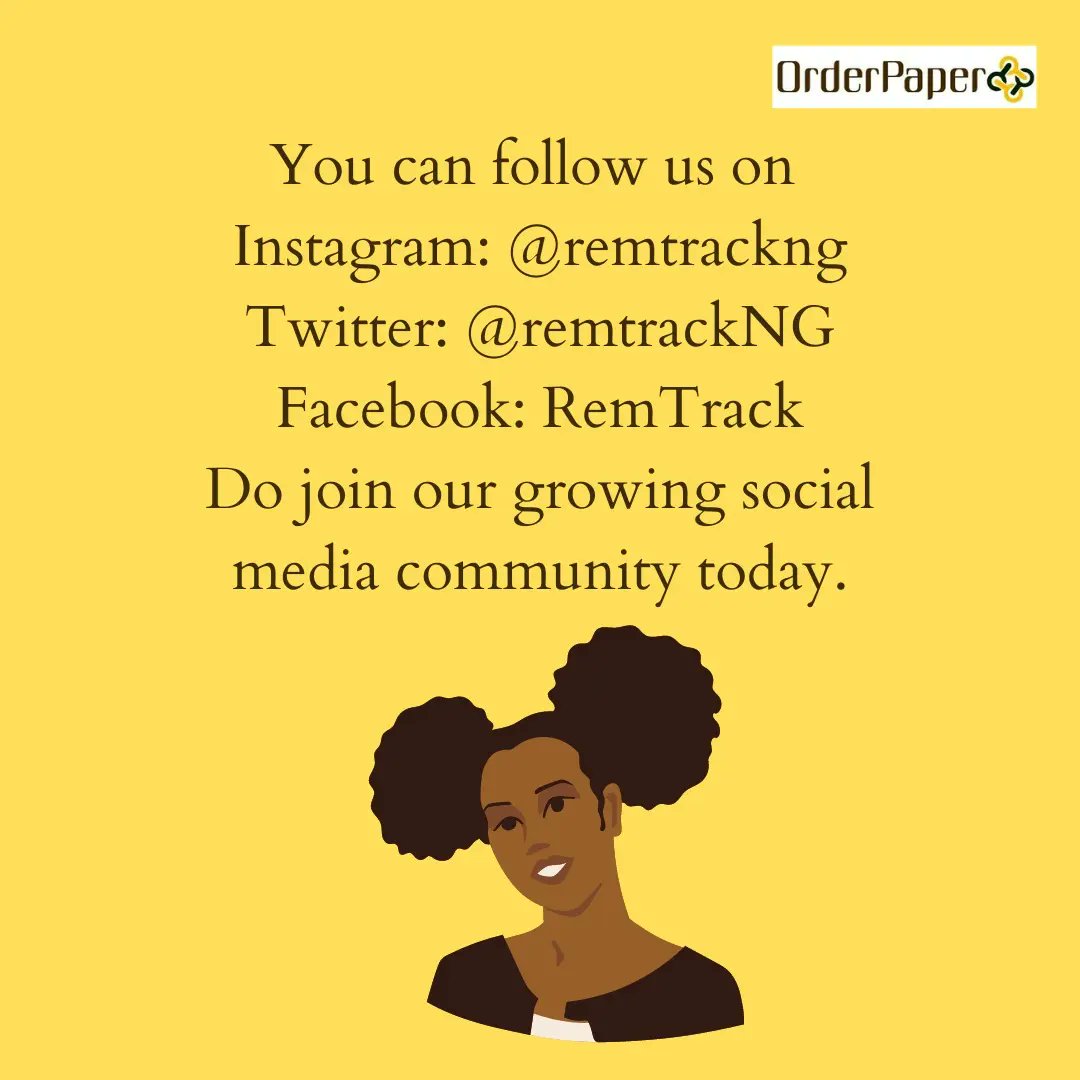 OrderPaper's tweet photo. #BeLikeGeorgina #RemTrack #OrderPaperNG
@nassnigeria @NGRSenate @HouseNGR @remtrackNG https://t.co/9UYsYtvYiW