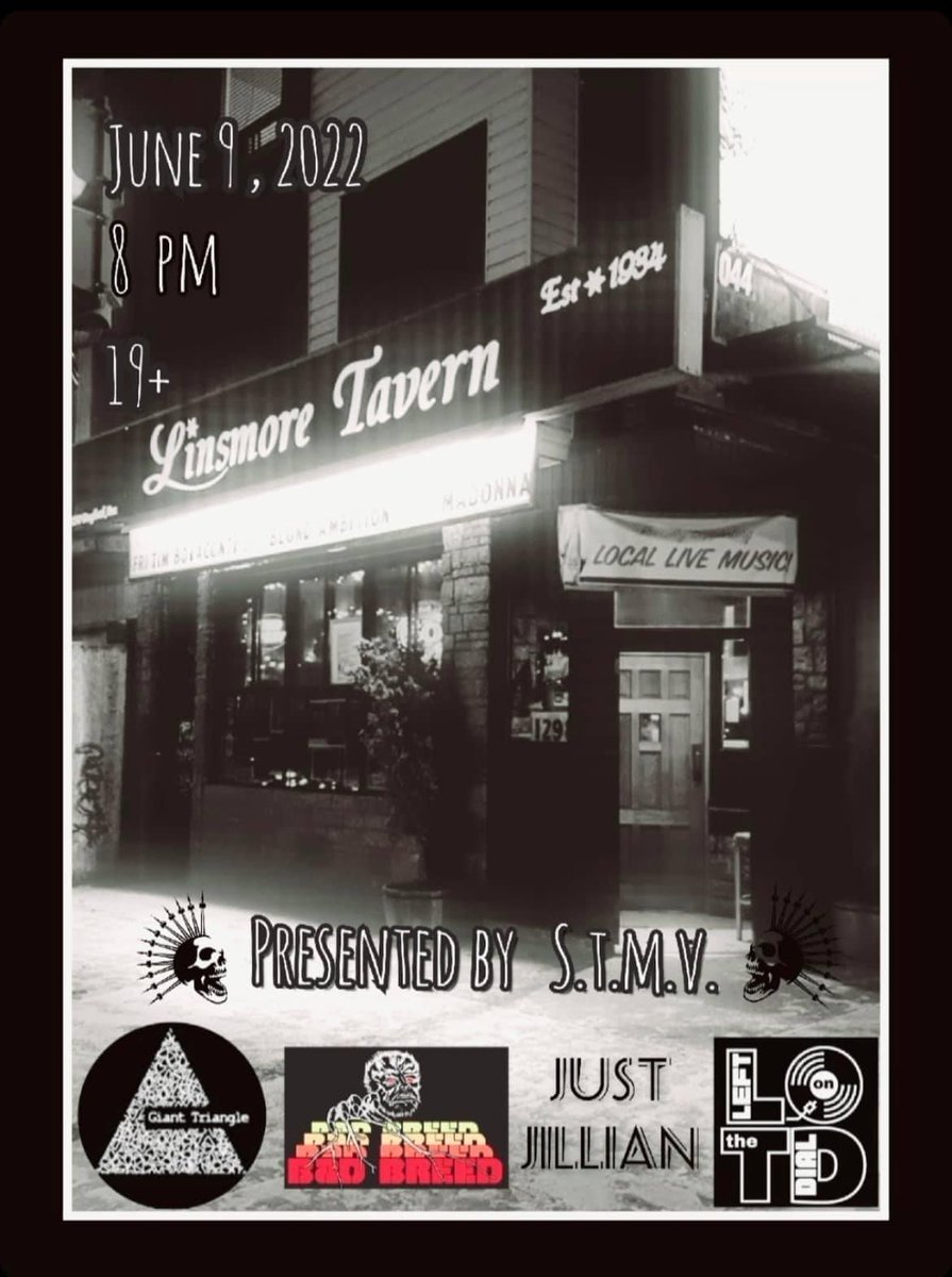gianttriangle's tweet photo. next show !!! Jun 9 in Toronto @ @LinsmoreTavern https://t.co/mGgGBQqWZv