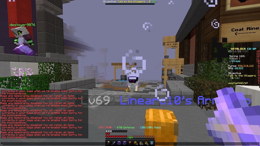 Hypixel SkyBlock News on Twitter "All bags (Accessory Bag etc) and