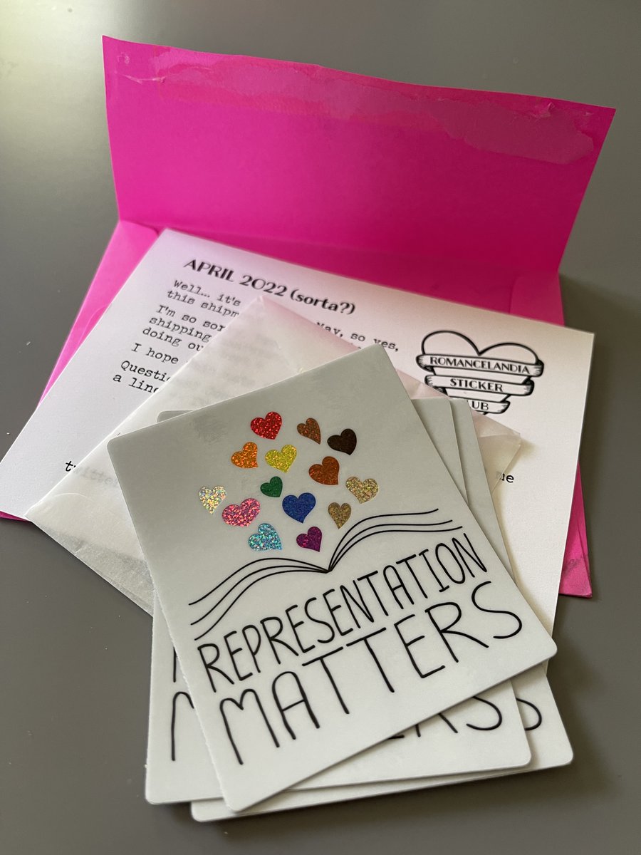 BattyMath's tweet photo. Were the April 2022 stickers technically late? Yes.

Did I care? Not one little bit especially when they are this GORGEOUS!!!!

Happiness boost achievement unlocked!

#RomStickerClub @rom_shop https://t.co/R8PHzyX0Rq https://t.co/WtkBg6UkZ4