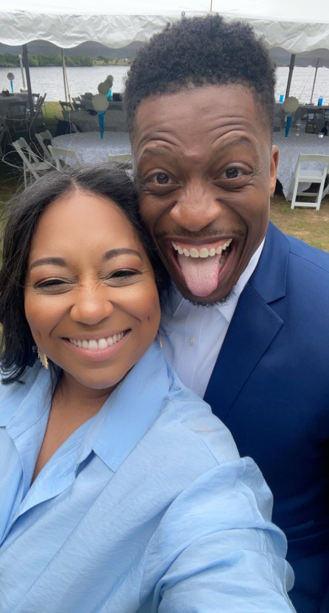 SpeaksTannie's tweet photo. It ain’t DSU unless Blake hosts! ❤️💙 Brunchin at “Brunch en Bleue” hosted by our lovely First Lady Tara!!! #GoodVibes #GoodFood #GoodFellowship #DSU #DelawareStateUniversity #State #Hornets #Brunch #DSUBrunchEnBleue https://t.co/RuMQkkF49j