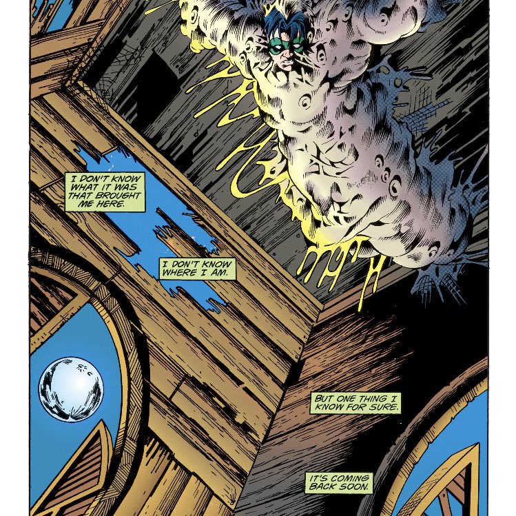 BenJMorse's tweet photo. I actually think the fact that Chuck Dixon couches the scary stuff with significant subplot progression in Tim Drake’s life is charming and effective, like an old school horror movie.
#UnderworldUnleashed https://t.co/t3o366ND1y