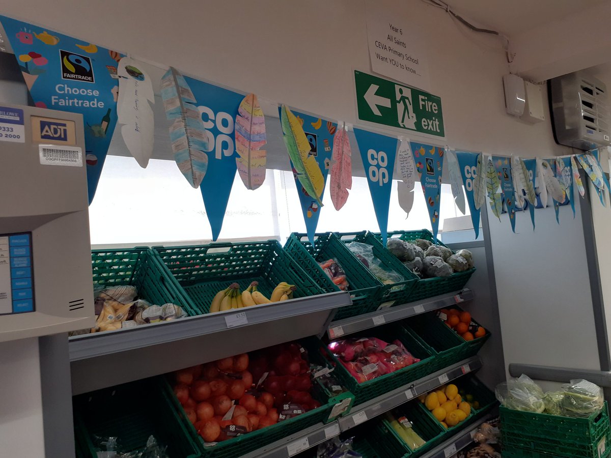 Year 6 @ Laxfield Primary have some great #Fairtrade messages. You can read them all <a href="/CoopLaxfield/">Coop_Laxfield</a> <a href="/coopuk/">Co-op</a>