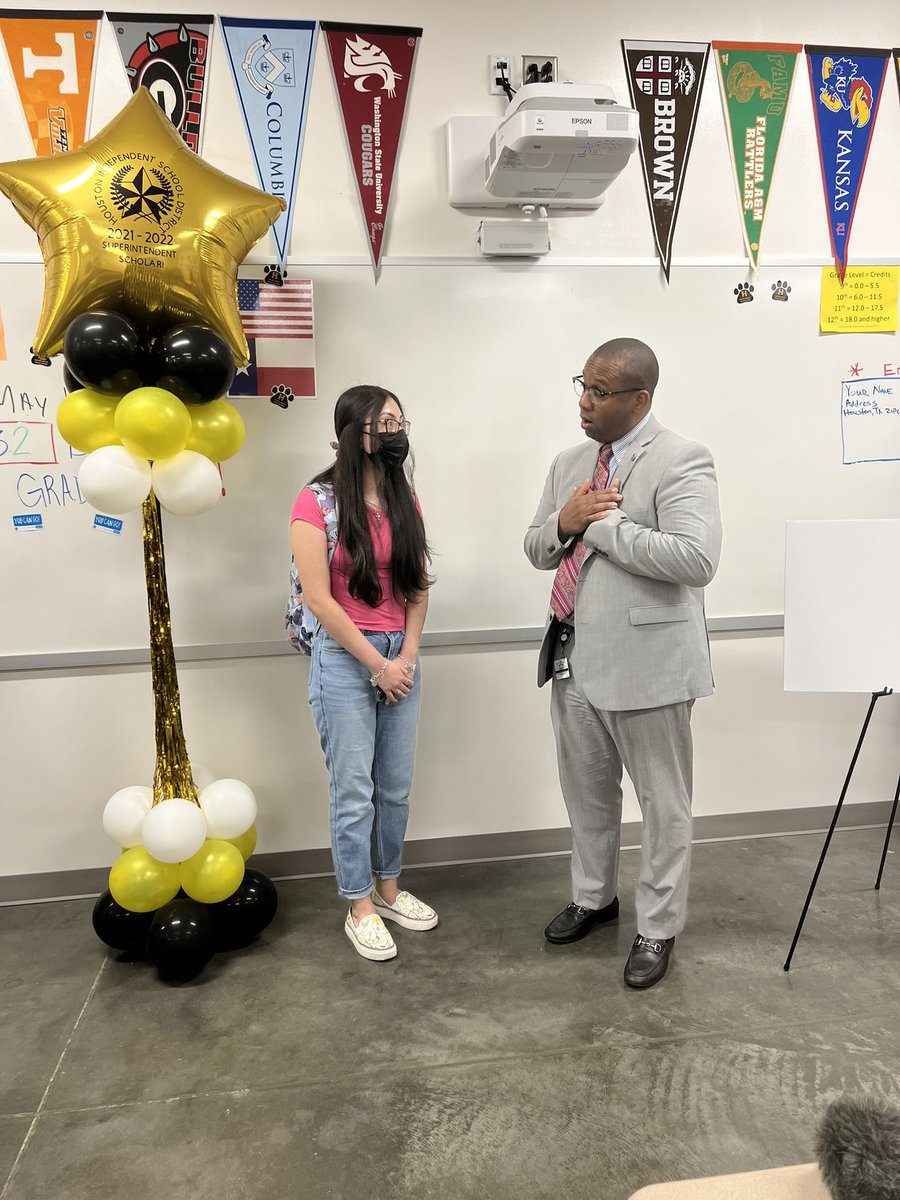 Houston ISD (@houstonisd) on Twitter photo Congrats <a href="/SHMSTC/">Sam Houston MSTC</a> senior Gizelle Salazar! She’s off to college with a <a href="/HISDSupe/">Mike Miles</a> Scholars Award! #HISD Congrats <a href="/SHMSTC/">Sam Houston MSTC</a> senior Gizelle Salazar! She’s off to college with a <a href="/HISDSupe/">Mike Miles</a> Scholars Award! #HISD