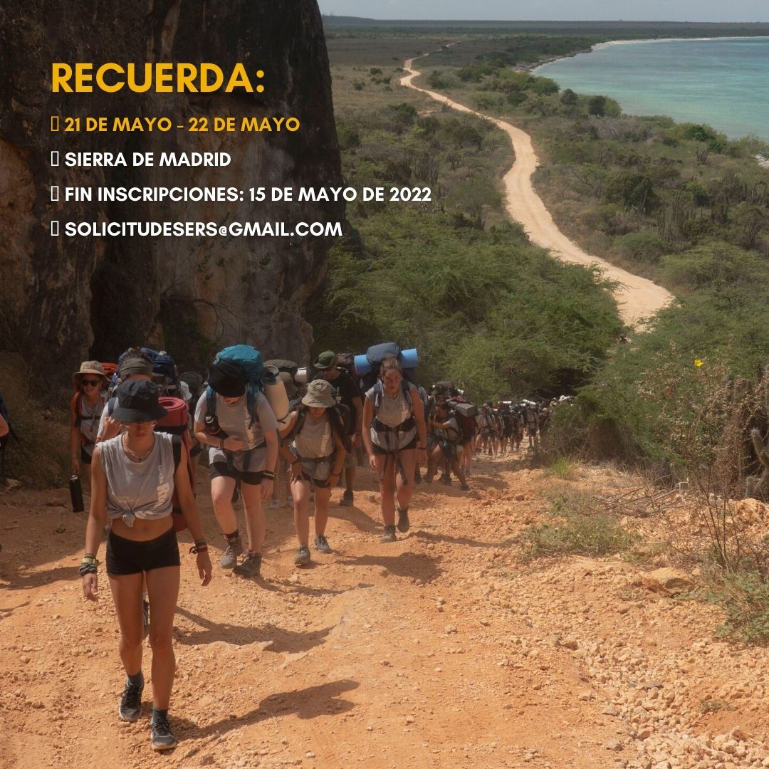 España Rumbo al Sur (@espanarumbosur) on Twitter photo ¡Los días 21 y 22 de mayo serán las PRUEBAS DE EQUIPO de España Rumbo al Sur!
Si te gustaría formar parte de esta aventura inmemorable, no dudes en venirte este fin de semana a las pruebas de equipo.
👉Escríbenos a solicitudesers@gmail.com y te contamos cómo hacerlo. ¡Los días 21 y 22 de mayo serán las PRUEBAS DE EQUIPO de España Rumbo al Sur!
Si te gustaría formar parte de esta aventura inmemorable, no dudes en venirte este fin de semana a las pruebas de equipo.
👉Escríbenos a solicitudesers@gmail.com y te contamos cómo hacerlo.